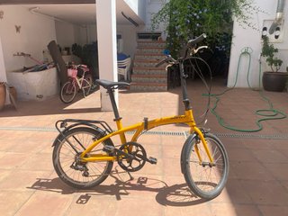 Bicicleta Plegable Monty Amarilla