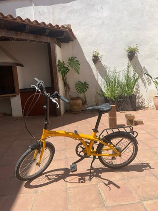 Bicicleta Plegable Monty Amarilla