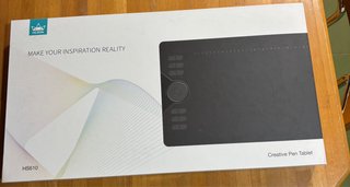 Huion HS610 Tableta Gráfica Negra
