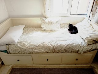 Cama Diván Extensible IKEA HEMNES Blanca