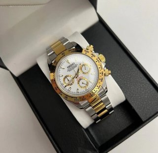 Seiko Daytona MOD Plata y Oro 40mm