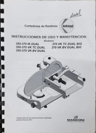 Cortafiambres Manconi Kolossal Dual 350 IK Dual