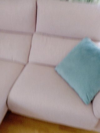 Sofá chaiselongue rosa
