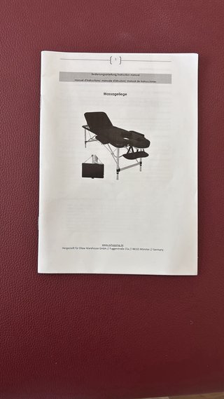 Cama de masaje kesser nueva usada una vez