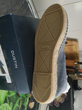 Mocasines/Alpargata,Dustin, algodón azul,T40