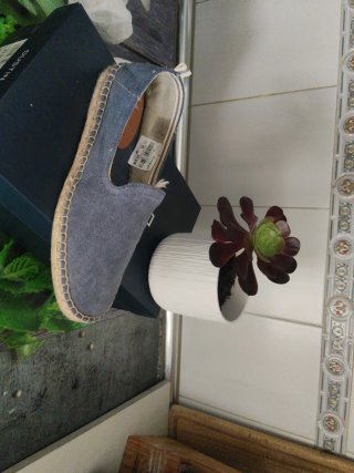 Mocasines/Alpargata,Dustin, algodón azul,T40