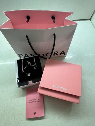 Collana Pandora punto luce in argento