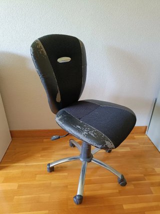 Silla oficina giratoria 6 ruedas