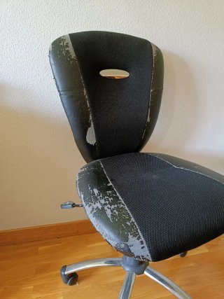 Silla oficina giratoria 6 ruedas