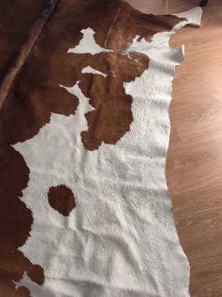 Alfombra pelo vaca auténtica