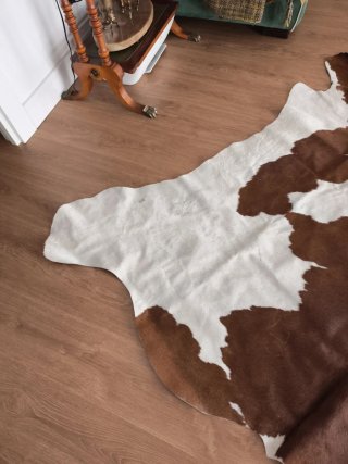 Alfombra pelo vaca auténtica