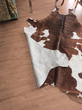 Alfombra pelo vaca auténtica