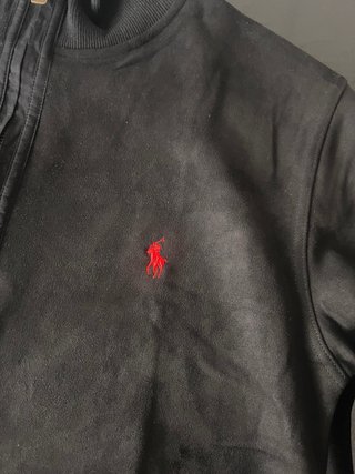 Jersey Polo Ralph Lauren 1/4 Zip Negro