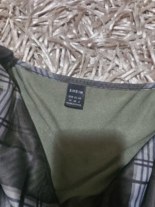Conjunto Shein M xadrez