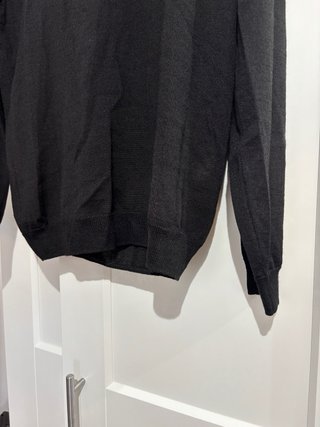 Jersey Zara Cuello Alto Negro Talla M