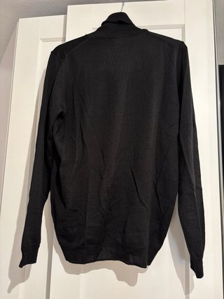 Jersey Zara Cuello Alto Negro Talla M