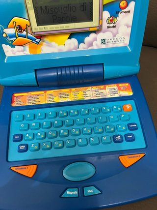 Smartino Computer Didattico Bambini Blu/Arancio