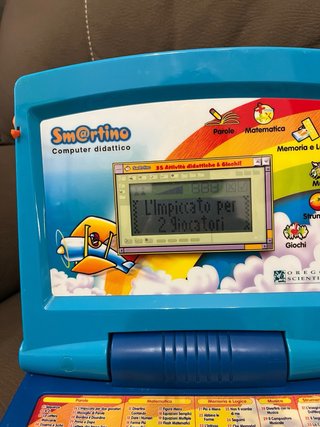 Smartino Computer Didattico Bambini Blu/Arancio
