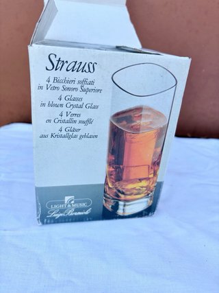 Set 4 Bicchieri Luigi Bormioli Strauss