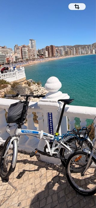 Bicicleta Plegable Kross Blanca