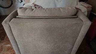 Sillón eléctrico reclinable gris