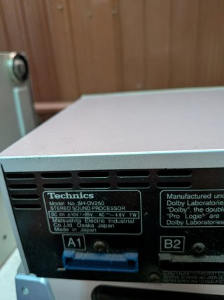 Technics SH-DV250 Processore Audio Stereo