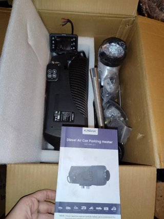 Calentador Diesel 12V 5-8KW + Tanque 10L