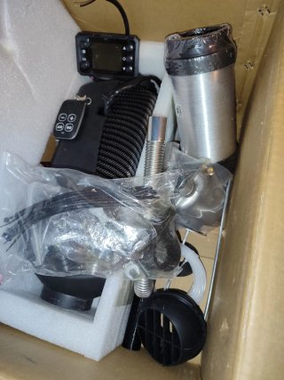 Calentador Diesel 12V 5-8KW + Tanque 10L
