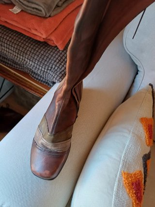 Botas de piel Ispanita mujer