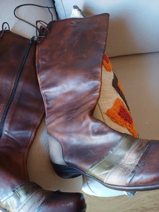 Botas de piel Ispanita mujer