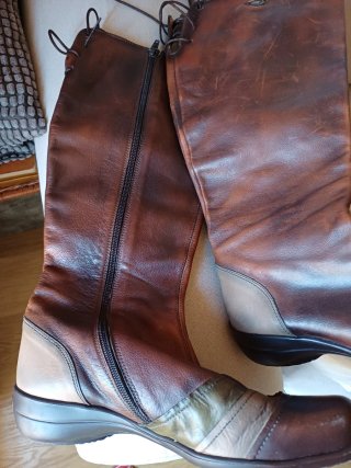 Botas de piel Ispanita mujer