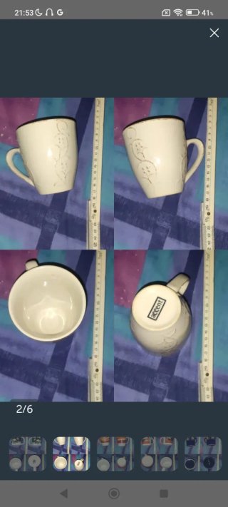 Lote 9 Tazas Cerámica