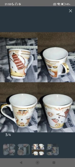 Lote 9 Tazas Cerámica