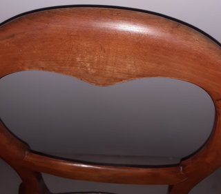 Par sillas victorianas inglesas balloon back