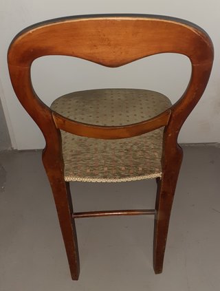 Par sillas victorianas inglesas balloon back
