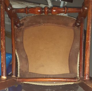 Par sillas victorianas inglesas balloon back