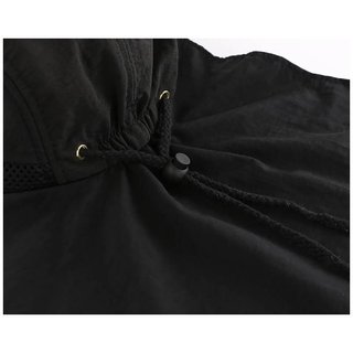Gorro Pescador Unisex Ajustable Negro para el Sol