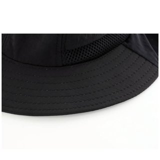 Gorro Pescador Unisex Ajustable Negro para el Sol