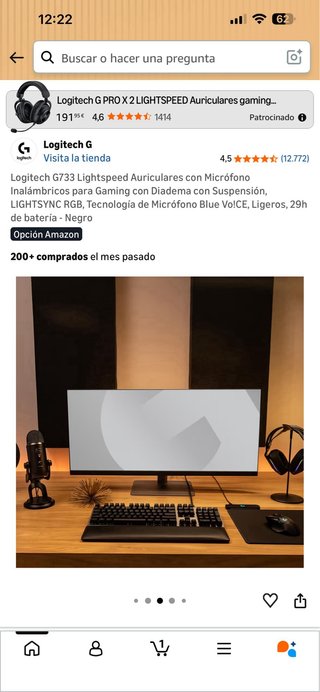 Logitech G733 Lightspeed Auriculares Gaming