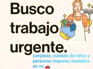 Busco trabajo - servicio doméstico, niñera