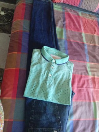 Conjunto Lois Jeans Polo y Pantalón
