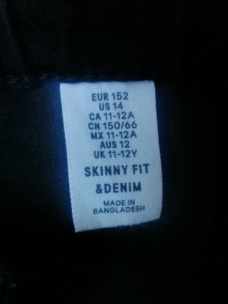 Jeans bambina 10-12 anni