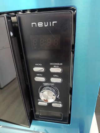 Microondas Encastre Nevir Azul