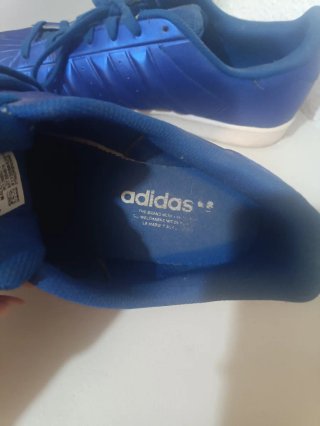 Zapatillas Adidas Superstar Metalizadas Azul