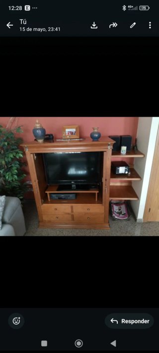 Mueble TV madera buena calidad