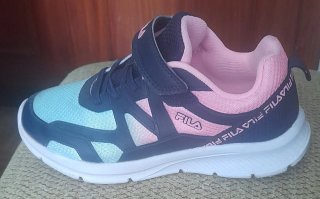 Zapatillas Fila Niña Rosa y Turquesa