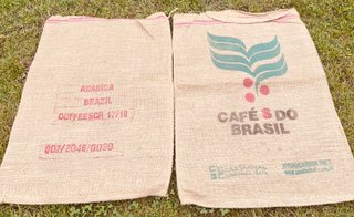 3 Sacchi in Juta Naturale Vintage-Ecofriendly