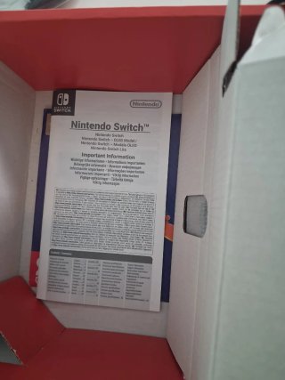 Nintendo switch azul neon