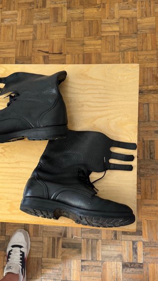 Botas Militares Vintage CANADA 3 Hebillas