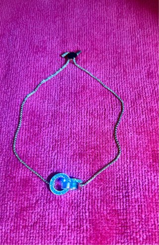 Pulsera Swarovski Dorada con Circonitas